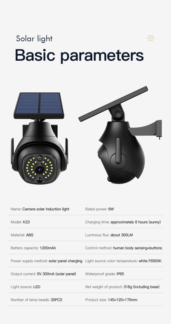 Solar Powered Outdoor Courtyard Lights Household Lighting Lights Human Sensing Lights Outdoor Waterproof Street Lights Balcony Solar Wall Lights - Image 16