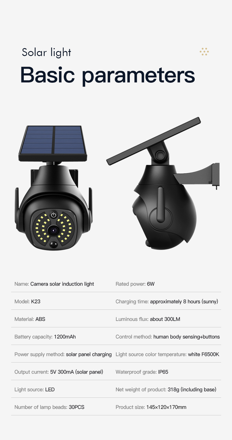 Solar Powered Outdoor Courtyard Lights Household Lighting Lights Human Sensing Lights Outdoor Waterproof Street Lights Balcony Solar Wall Lights - Image 16