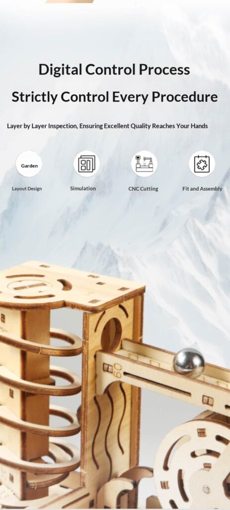 Mechanical 3D Puzzle DIY Handmade Assembly Educational Toy