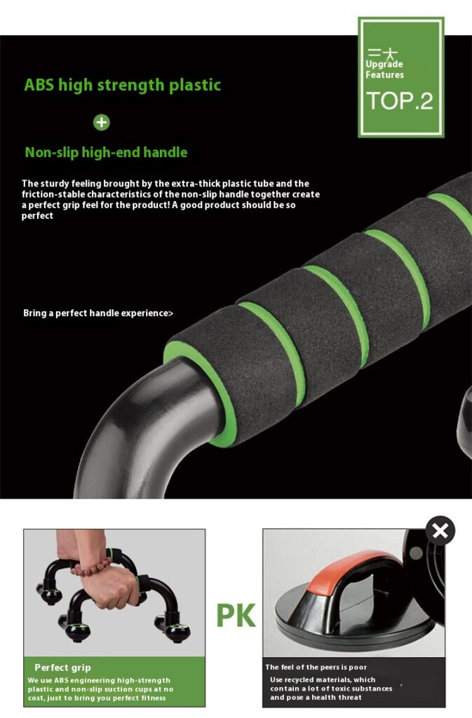Multifunctional Push Up Bar I-shaped Detachable Sports Equipment Thickened Home Fitness Equipment
