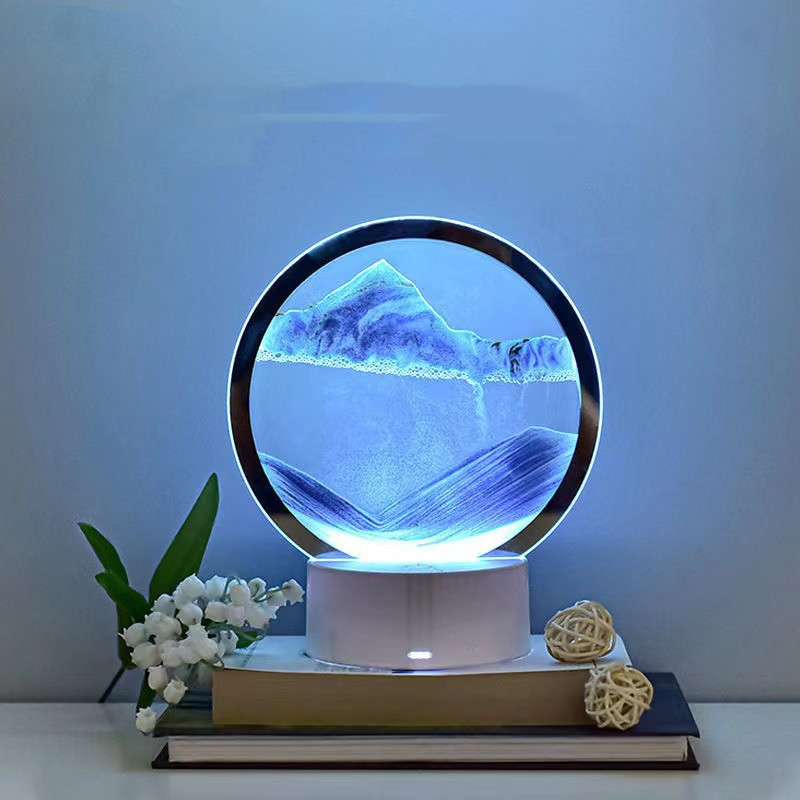 Creative 3D Quicksand Table Lamp Bedside - Image 6