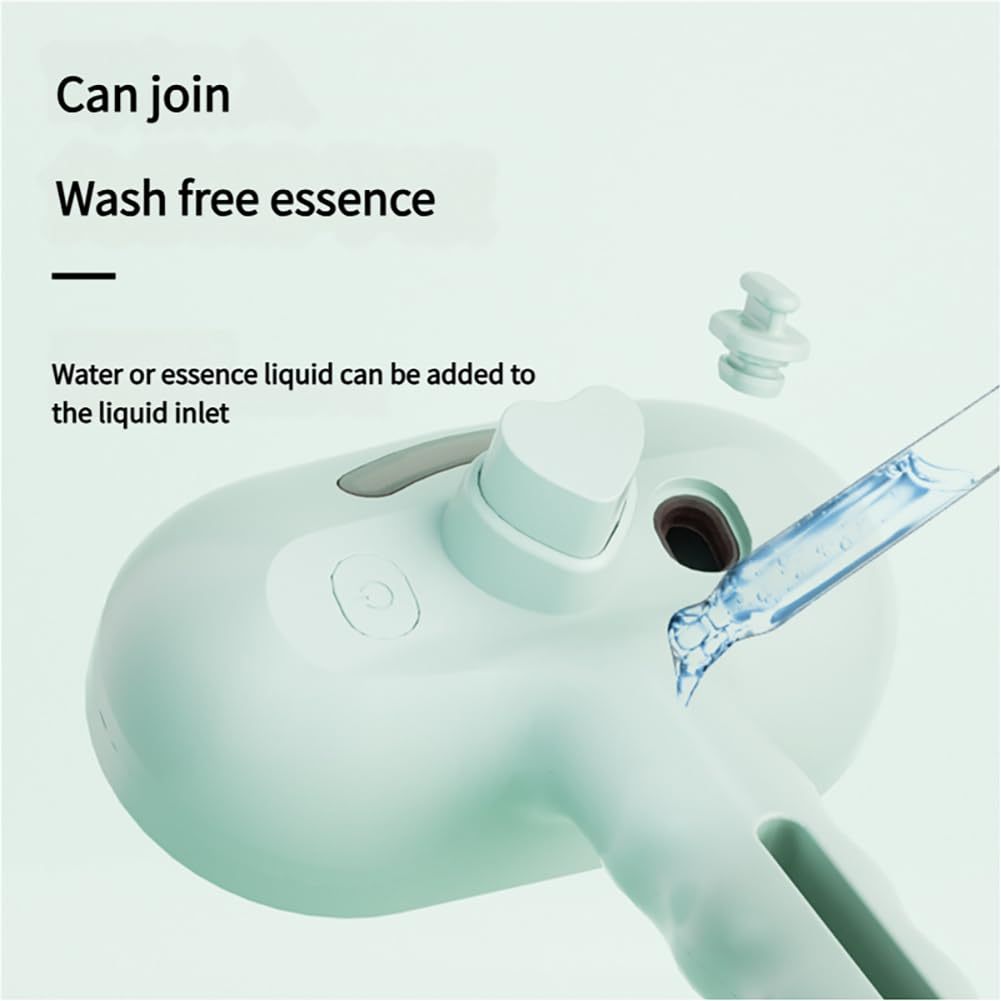 New Chevaroo Horse Steam Brush, Chevaroo 3-in-1 Self-Cleaning Steam Pet Brush For Shedding, Pet Steam Brush, Silicone Bristle Head 360 Rotating Pet Steam Brush - Image 5