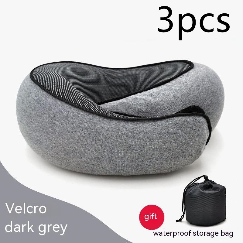 Travel Neck Pillow Non-Deformed Airplane Pillow Travel Neck Cushion Durable U-Shaped Travel Memory Cotton Nap Neck Pillow - Image 37