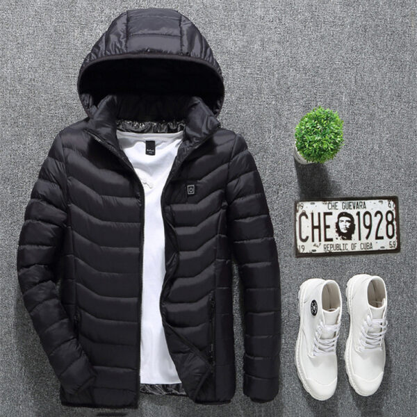 New Heated Jacket Coat USB Electric Jacket Cotton Coat Heater Thermal Clothing Heating Vest Men's Clothes Winter - Image 12