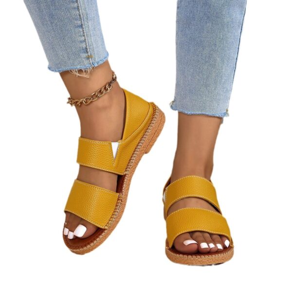 New Fairy-style Flat Soft Soled Sandals - Image 5