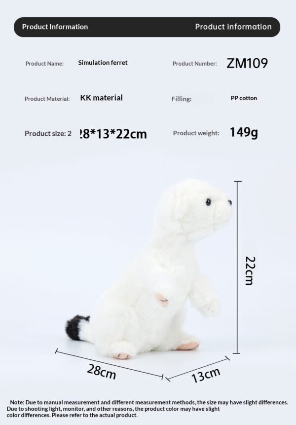 Children's Gift Weasel Plush Toy - Image 8
