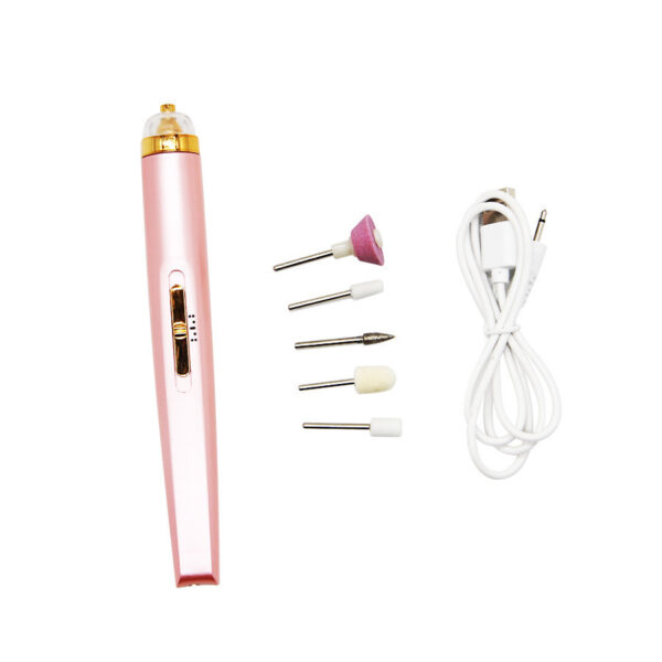 5in1 Manicure Machine Set Electric Nail Drill Polisher Cordless USB Rechargeable With LED Cutters Mill For Manicure Pedicure Accessor - Image 9