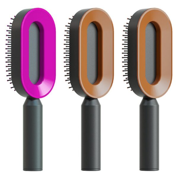 Self Cleaning Hair Brush For Women One-key Cleaning Hair Loss Airbag Massage Scalp Comb Anti-Static Hairbrush - Image 62