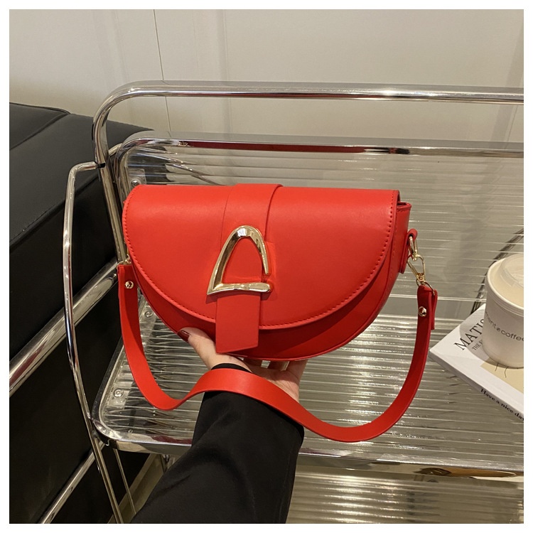 High-end, Fashionable Single-shoulder Bag Niche Saddle Bag