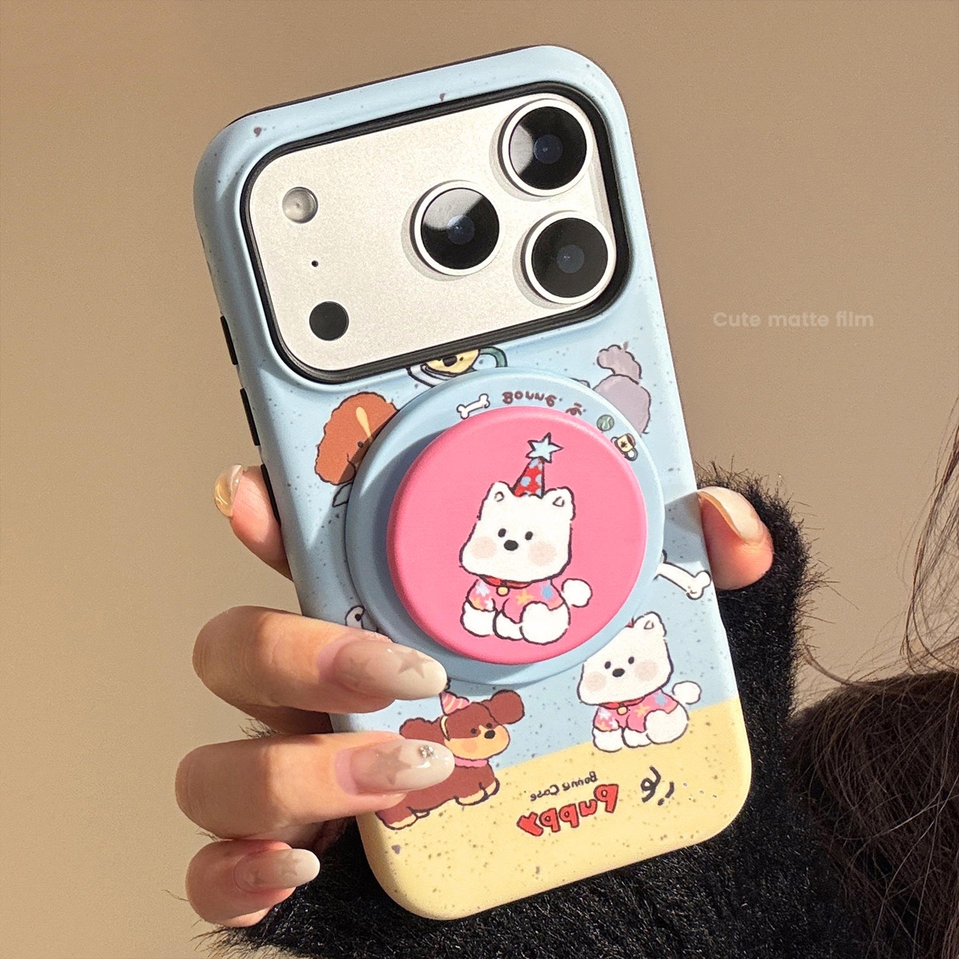 Cute Dog Magnetic Stand Phone Case - Image 5