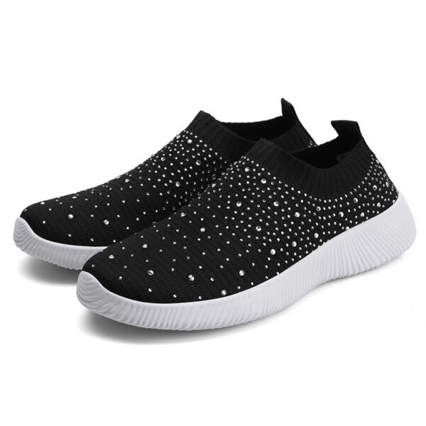 Plus-size Lightweight MD-soled Flyknit Stretchy Casual Shoes - Image 31