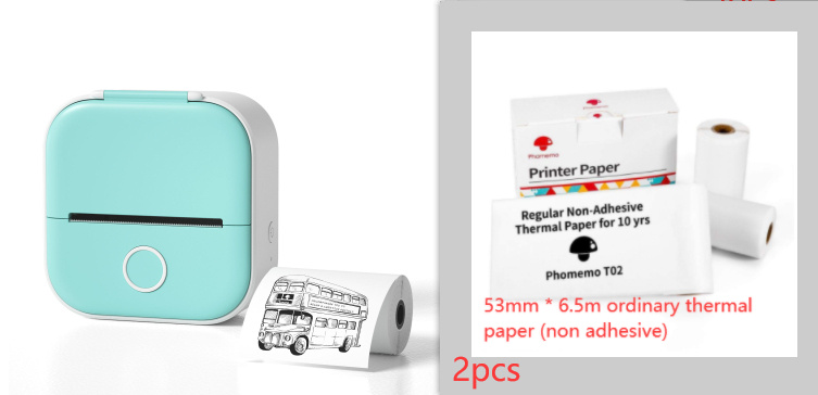 Portable Mini Thermal Label Printer Home Photo Printer Student Wrong Question Printer Bluetooth-compatible Mini Label Printer Price Tag - Image 17