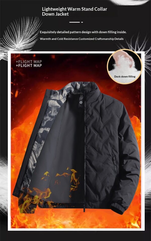 New Arrival Fashionable Casual Windproof And Warm Thick Mens Down Jacket - Image 21