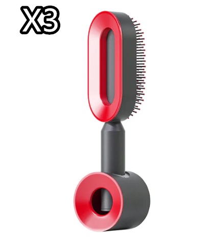 Self Cleaning Hair Brush For Women One-key Cleaning Hair Loss Airbag Massage Scalp Comb Anti-Static Hairbrush - Image 76