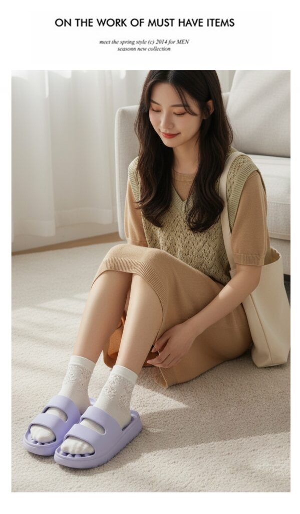 Women's Thick-Soled, Cushy Massage Slippers