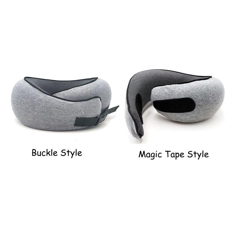 Travel Neck Pillow Non-Deformed Airplane Pillow Travel Neck Cushion Durable U-Shaped Travel Memory Cotton Nap Neck Pillow - Image 12
