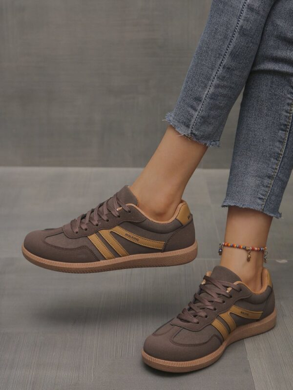 European And American-style Retro Color-Block Sneakers - Image 21