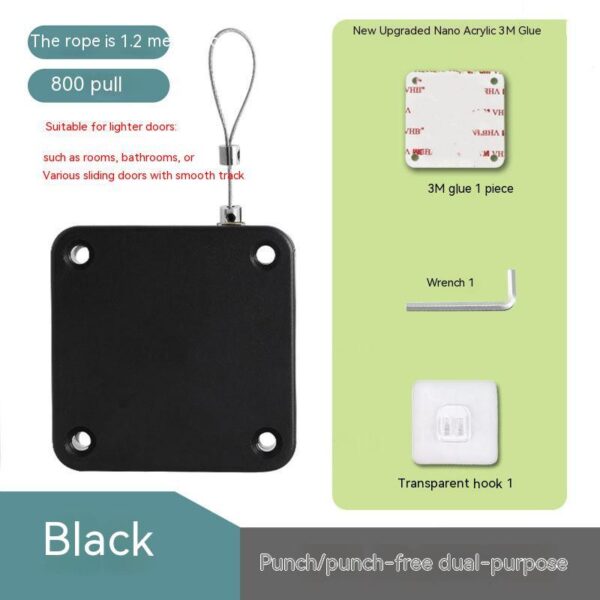 Automatic Door Closer Punch-Free Soft Close Door Closers For Sliding Door Glass Door 500g-1000g Tension Closing Device - Image 22