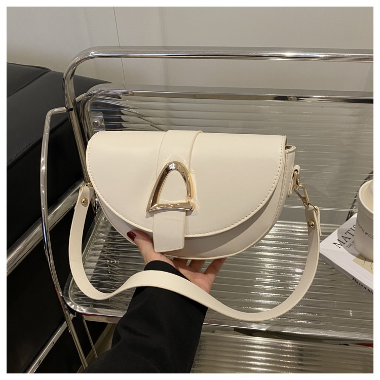 High-end, Fashionable Single-shoulder Bag Niche Saddle Bag