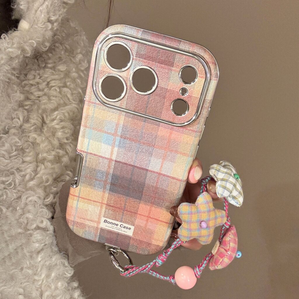 Fabric-Star Electroplated Shatter-Resistant Phone Case