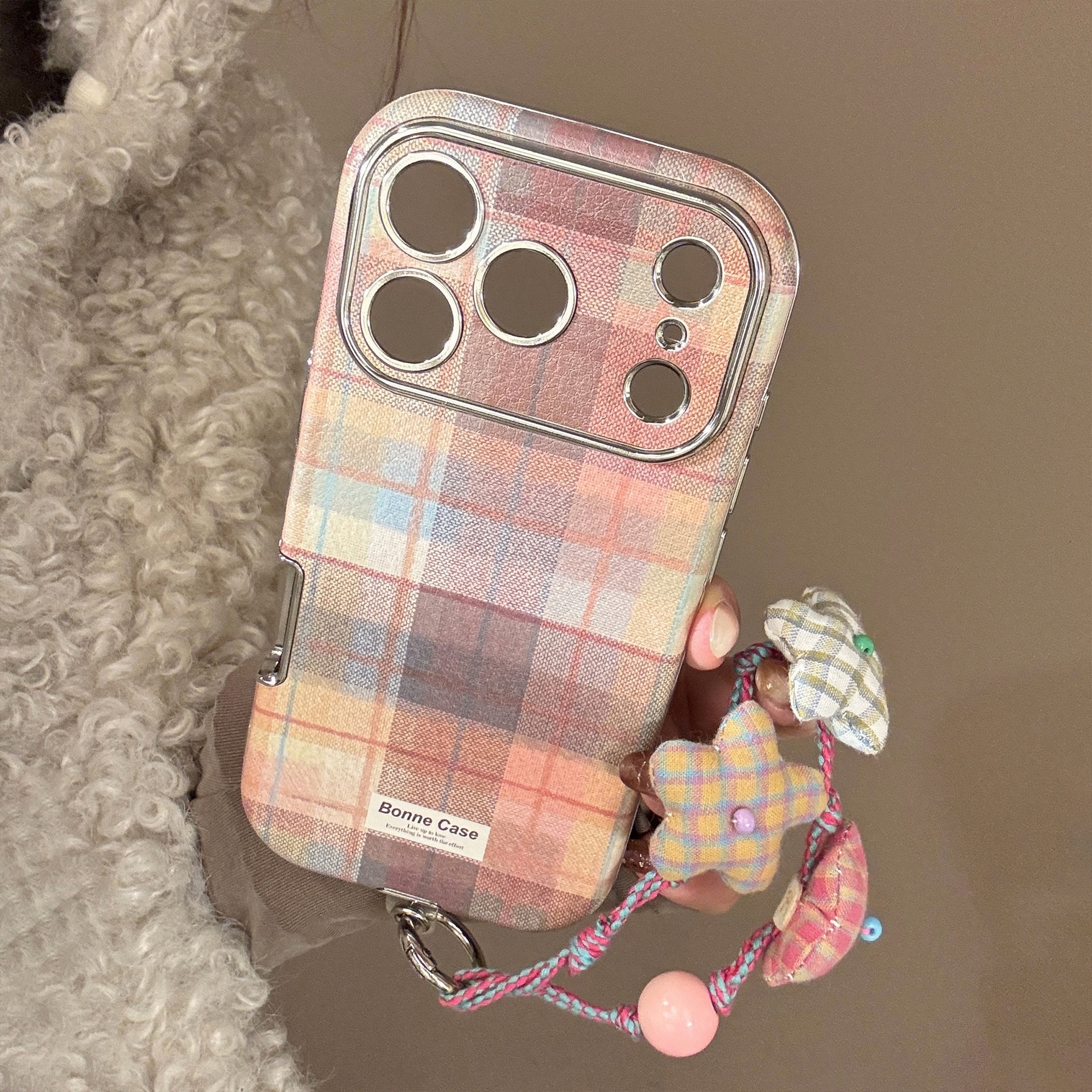 Fabric-Star Electroplated Shatter-Resistant Phone Case - Image 12