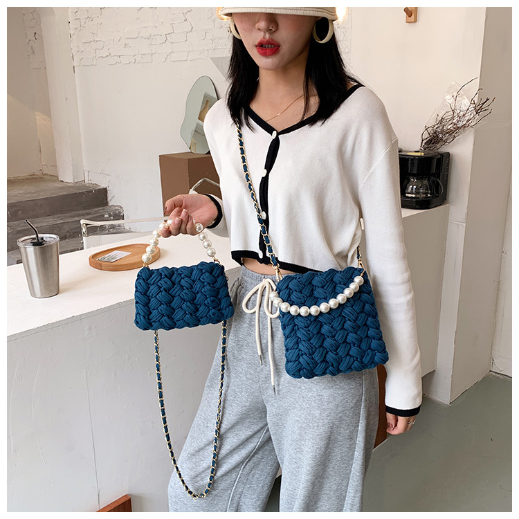 DIY Craft Kit Yarn, Crochet Hook, And Fabric Strips For Making A ShoulderCrossbody Bag - Image 22