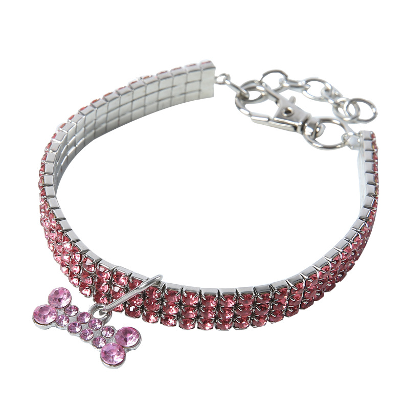 Bling Rhinestone Dog Collar Crystal Puppy Chihuahua Pet Dog Collars Leash For Small Medium Dogs Cats - Image 11