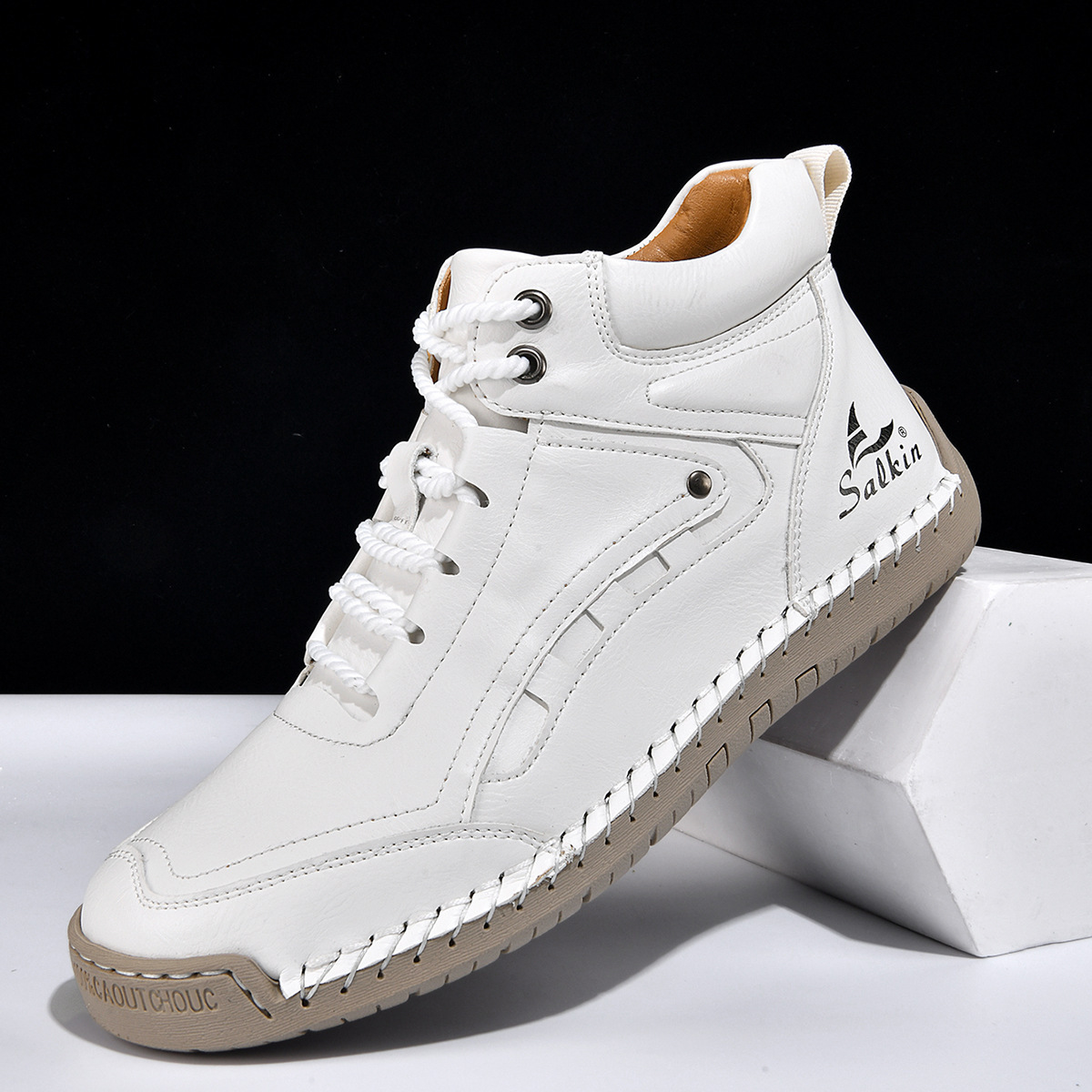 Hand-sewn Men's Casual Shoes - Image 7