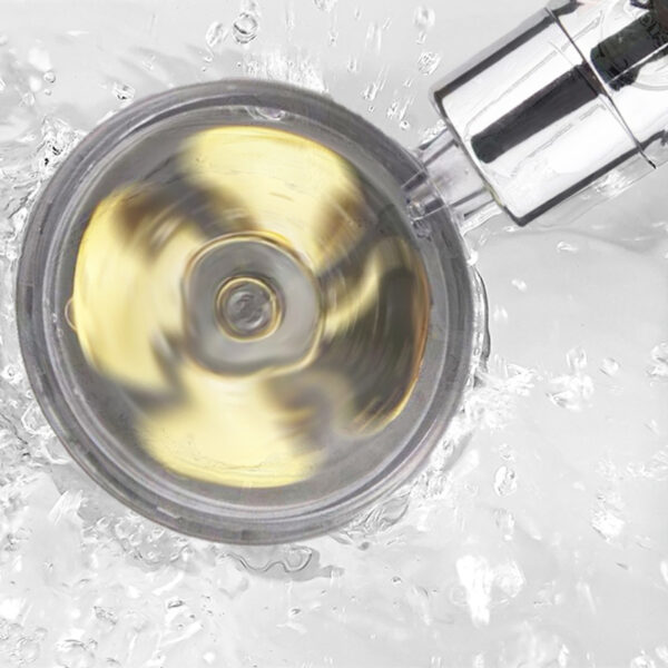 Shower Head Water Saving Flow 360 Degrees Rotating With Small Fan ABS Rain High Pressure Spray Nozzle Bathroom Accessories - Image 24