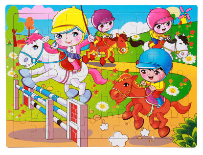 80PCS wooden educational toys educational development baby kids training toys children animal puzzle - Image 2