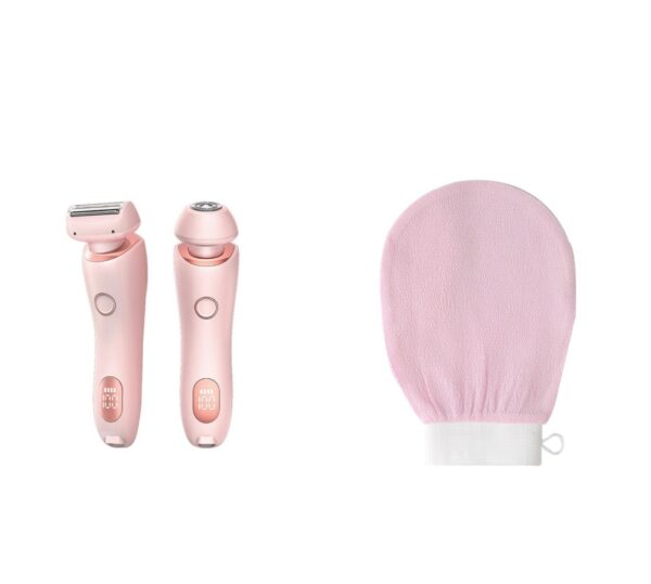 2 In 1 Hair Removal Epilator USB Rechargeable Trimmer Women Body Razor Face Leg Armpit Bikini Hand Pubic Shaver Hair Remover - Image 25