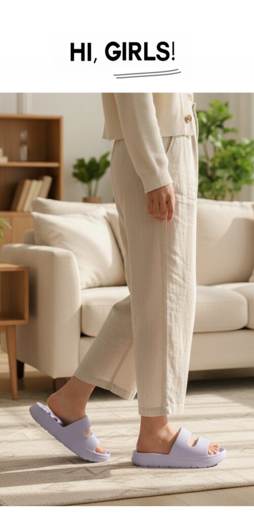Women's Thick-Soled, Cushy Massage Slippers
