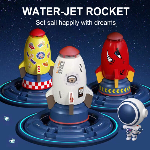 Rocket Launcher Toys Outdoor Rocket Water Pressure Lift Sprinkler Toy  Interaction In Garden Lawn Water Spray Toys For Kids Summer Gadgets - Image 3