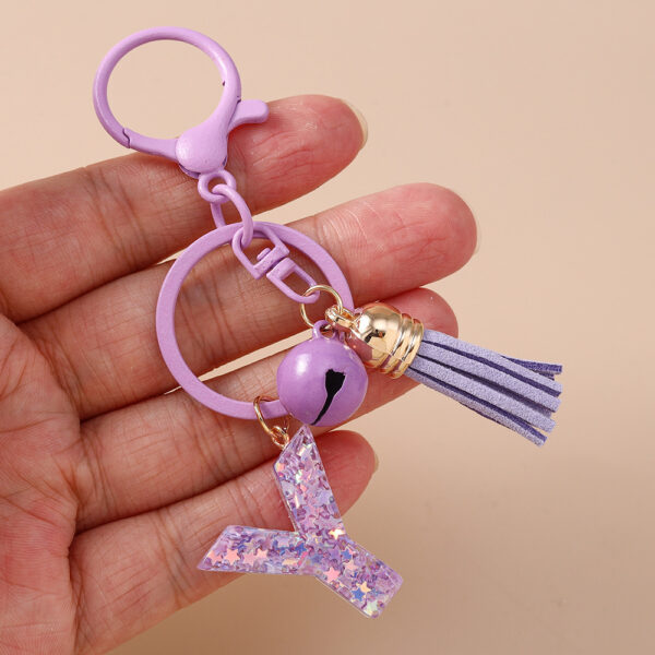 Fashionable Design Bell Tassel Keychain - Image 21