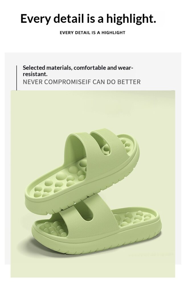Women's Thick-Soled, Cushy Massage Slippers
