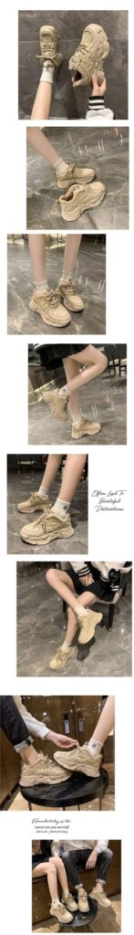 Women's Fleece-Lined Warm Non-Slip Thick-Soled Sneakers