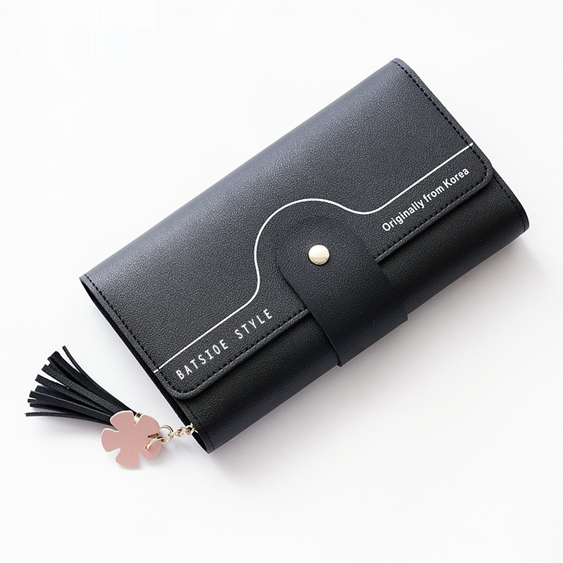 Geometric Letter Buckle Clutch Bag With Tassel And Petal Design For Young Women - Image 2