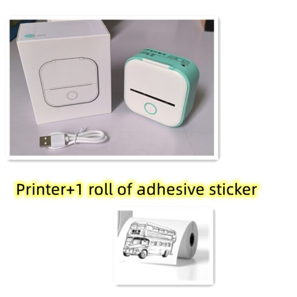 Portable Mini Thermal Label Printer Home Photo Printer Student Wrong Question Printer Bluetooth-compatible Mini Label Printer Price Tag - Image 33