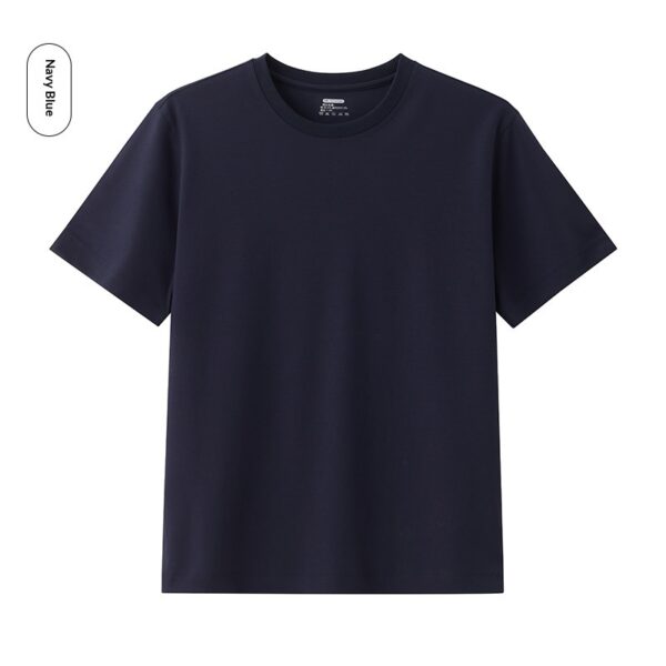Cool Breathable Liquid-Ammonia Cotton Comfortable T-Shirt Casual Crew Neck Short-Sleeve For Men - Image 27