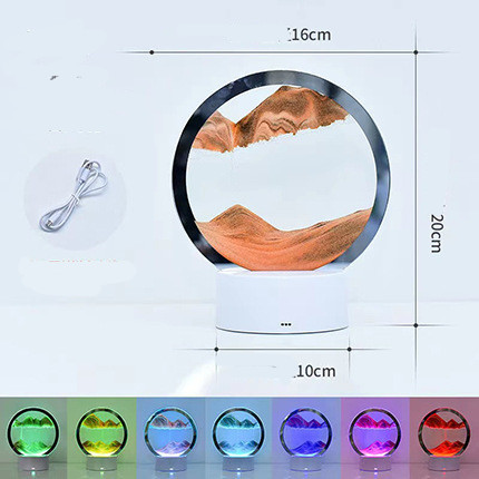 Creative 3D Quicksand Table Lamp Bedside - Image 11