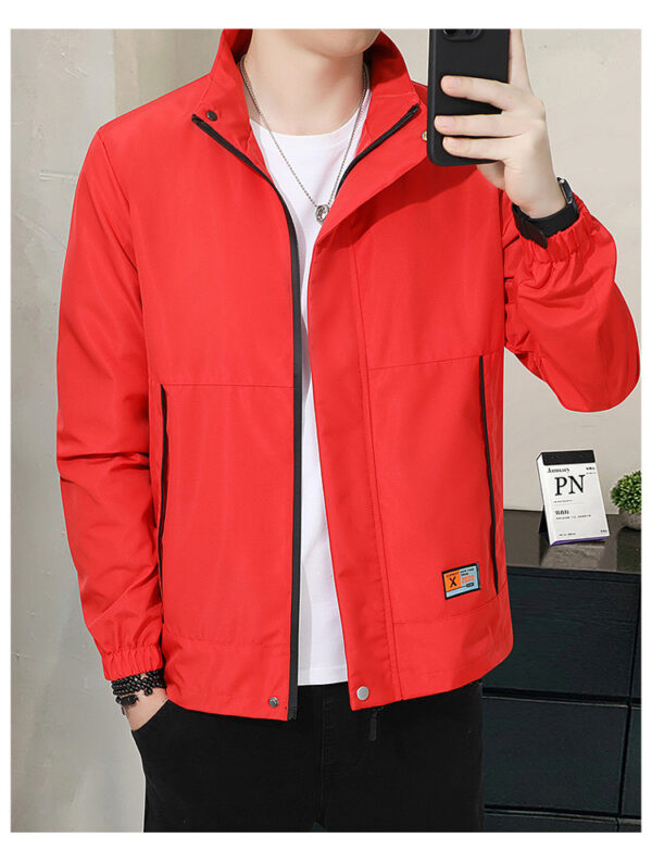 Casual Jacket With Stand Collar Autumn Style For Men - Image 13