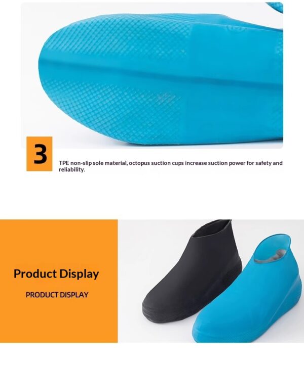 Outdoor Hiking Rain-Proof Shoe Covers Latex - Image 8