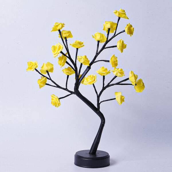 Table Lamp Flower Tree Rose Lamps Fairy Desk Night Lights USB Operated Gifts For Wedding Valentine Christmas Decoration - Image 26