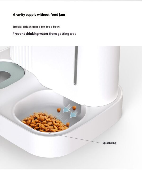 Cat Automatic Drinking Fountain Feeder Integrated Water Feeder Pet Supplies - Image 8