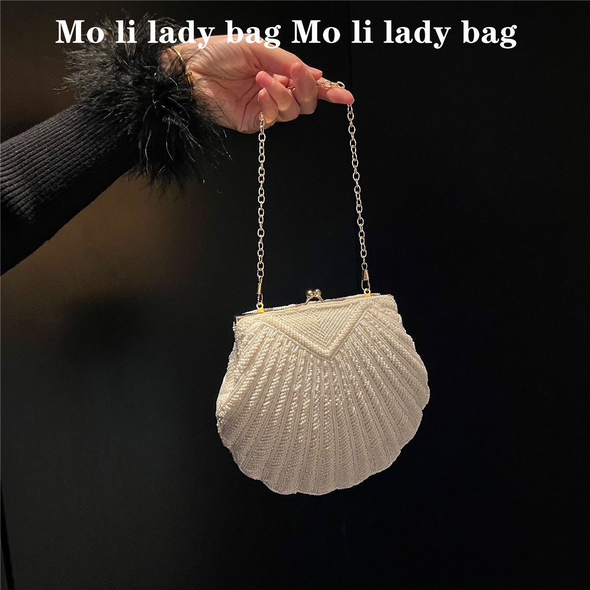 Shell-shaped Crossbody Shoulder Tote Bag For Women - Image 4