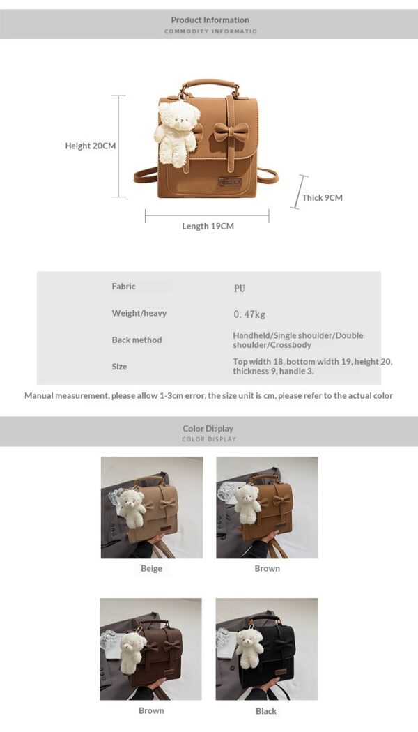 British-style Retro Chic Womens Backpack - Image 32