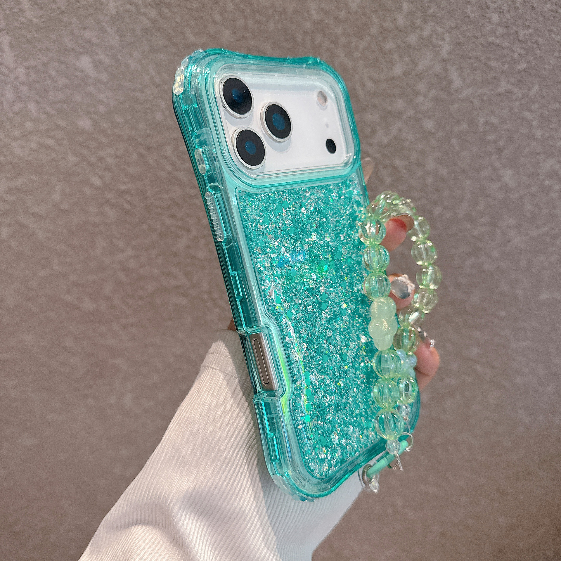 South American-style Slimming Phone Case With 3-in-1 Glitter Epoxy Drop-proof Design And A Matching Bracelet - Image 27