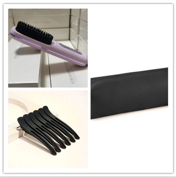2 In 1 Straight Hair Comb Wireless Hair Straightener Brush Hair Fast Heating Portable Hot Curler USB Charging - Image 41