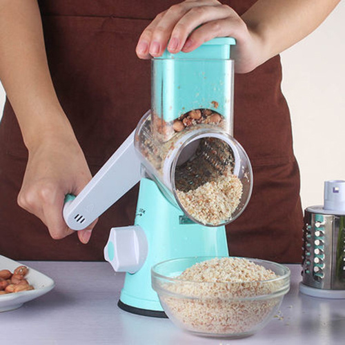 Manual Kitchen Accessories Multifunctional Round Mandoline Potato Slicer Vegetable Cutter Slicer Cheese Kitchen Gadgets - Image 7