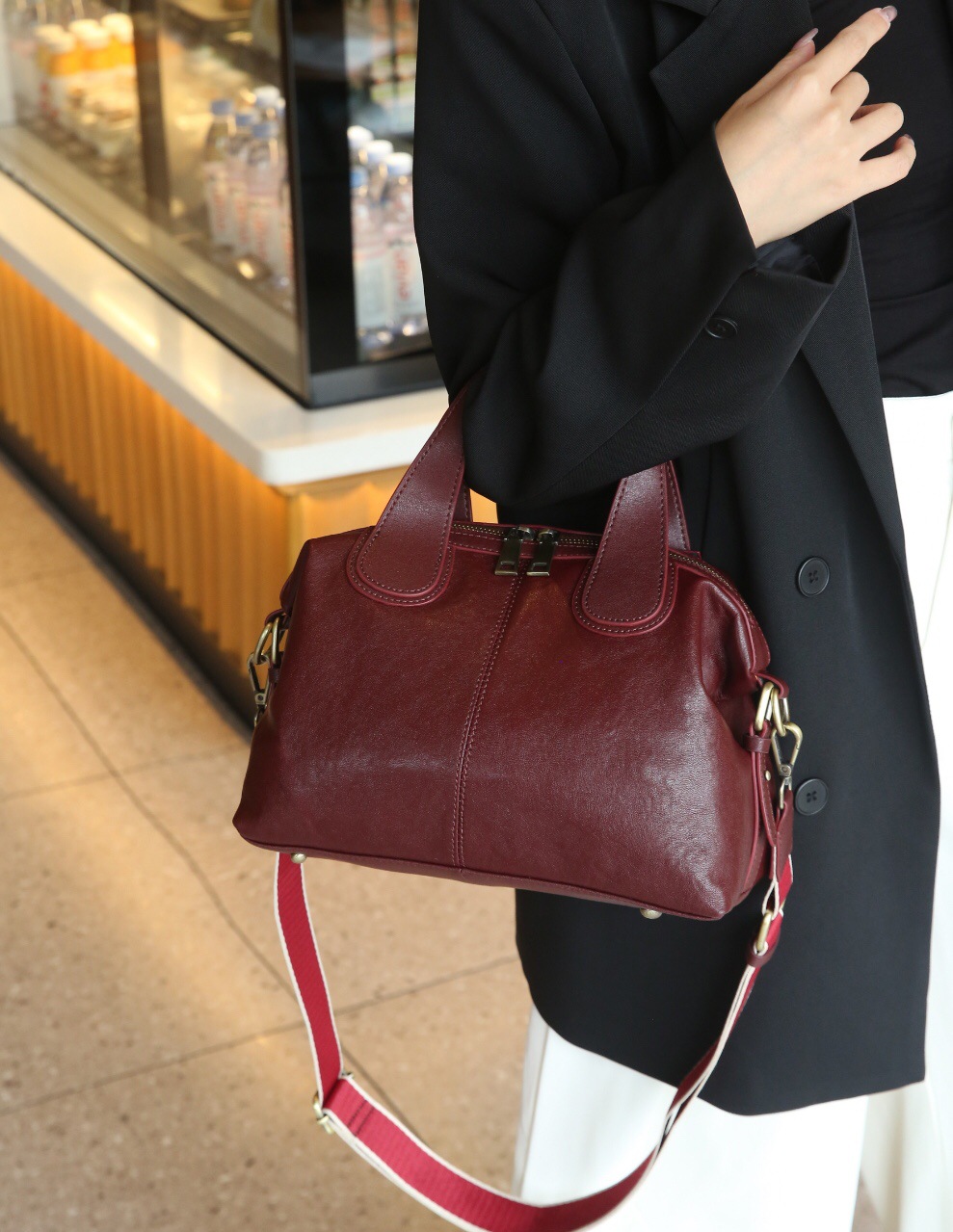 Large-capacity Genuine Leather New High-end Tote Bag - Image 10